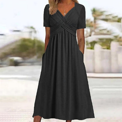 Birgitte - Lässiges Midikleid