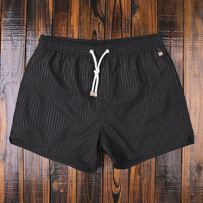 Schnelltrocknende gestreifte Strandshorts