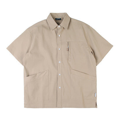 Sommer-Retro-Shirt mit kurzen Ärmeln