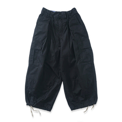 Japanische Retro-Silhouette Multi-Pocket-Hose mit weitem Bein