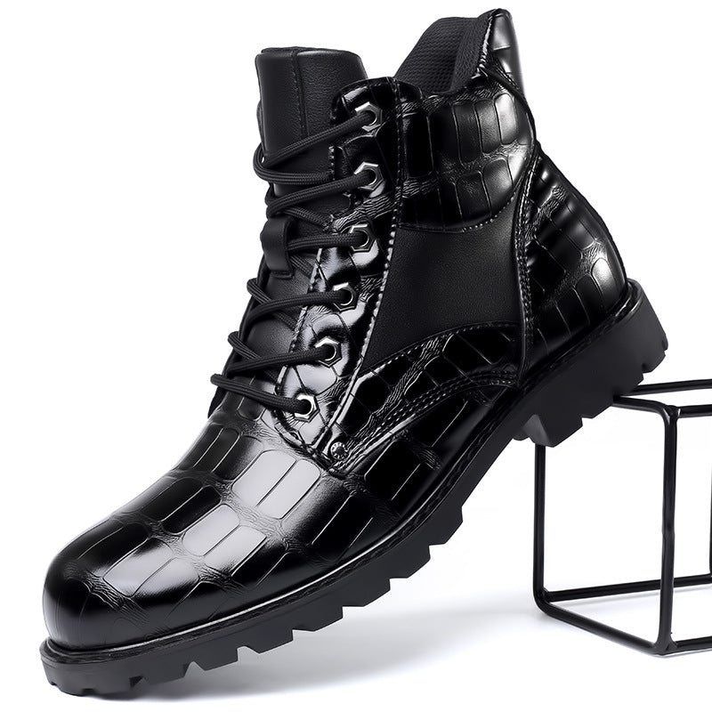 Ronan - Stiefel aus Krokodilleder