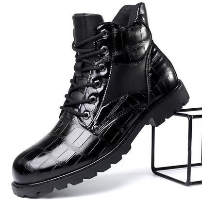 Ronan - Stiefel aus Krokodilleder