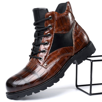 Ronan - Stiefel aus Krokodilleder
