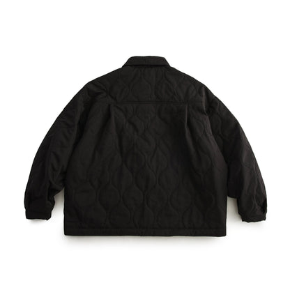 Gesteppte Jacke aus Baumwolle im Kürbishemd-Stil