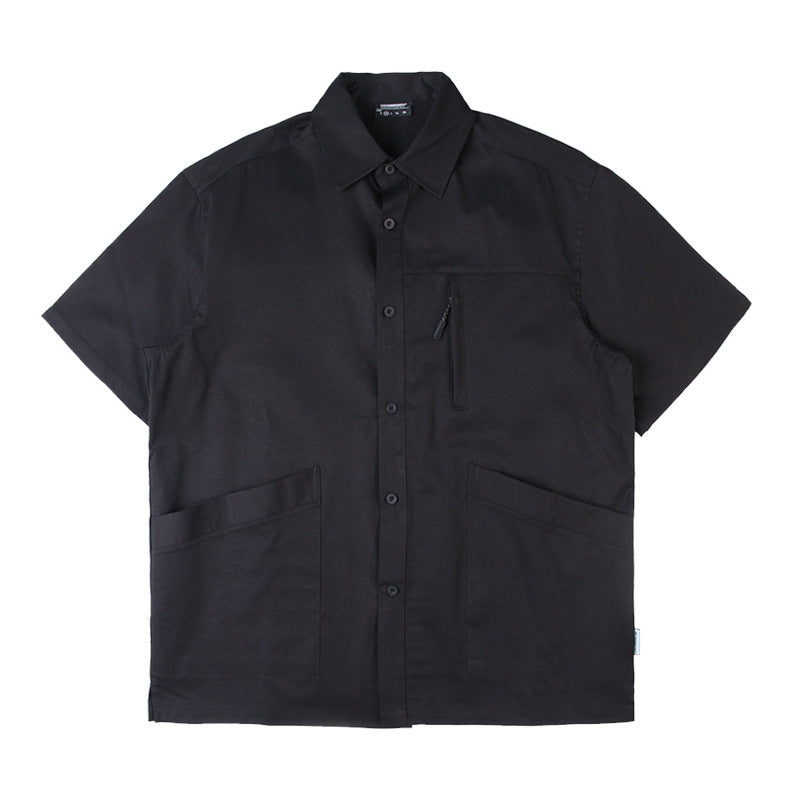 Sommer-Retro-Shirt mit kurzen Ärmeln