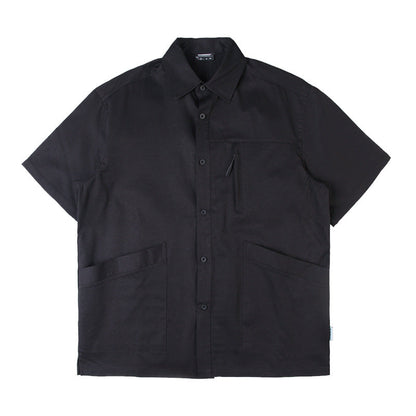 Sommer-Retro-Shirt mit kurzen Ärmeln