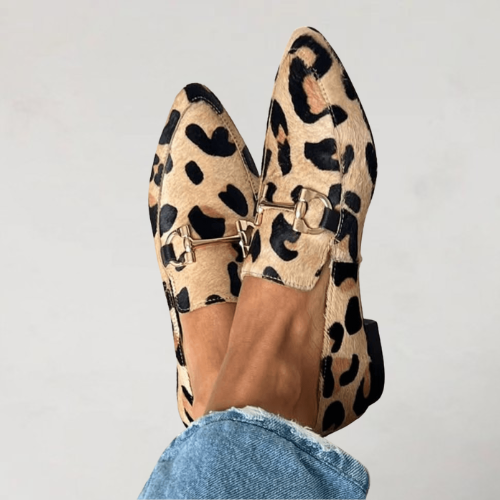 Auriane | Schicke Mokassins mit Print
