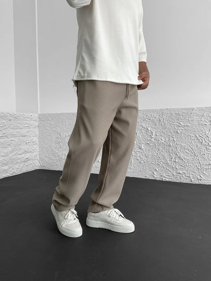 Niko - Gerippte Relaxed Fit-Hose