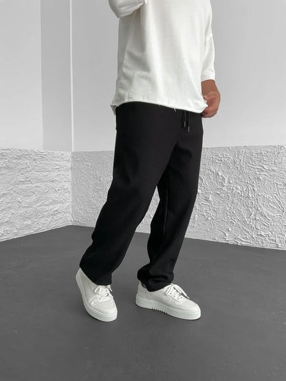 Niko - Gerippte Relaxed Fit-Hose