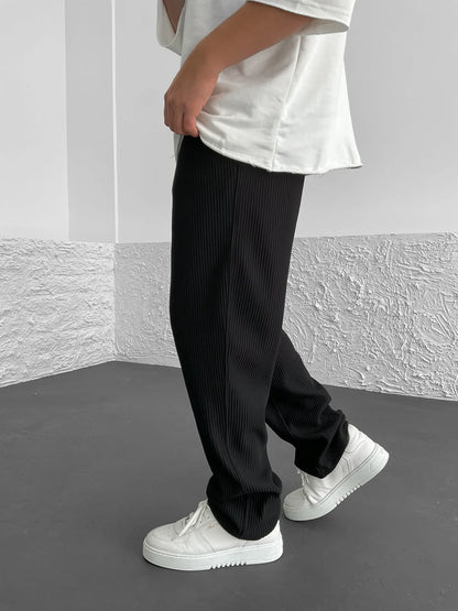 Niko - Gerippte Relaxed Fit-Hose