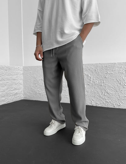 Niko - Gerippte Relaxed Fit-Hose