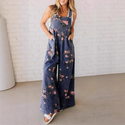 Femke - Baumwoll-Overalls Flora