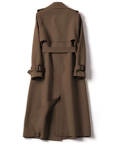 Langärmeliger Trenchcoat