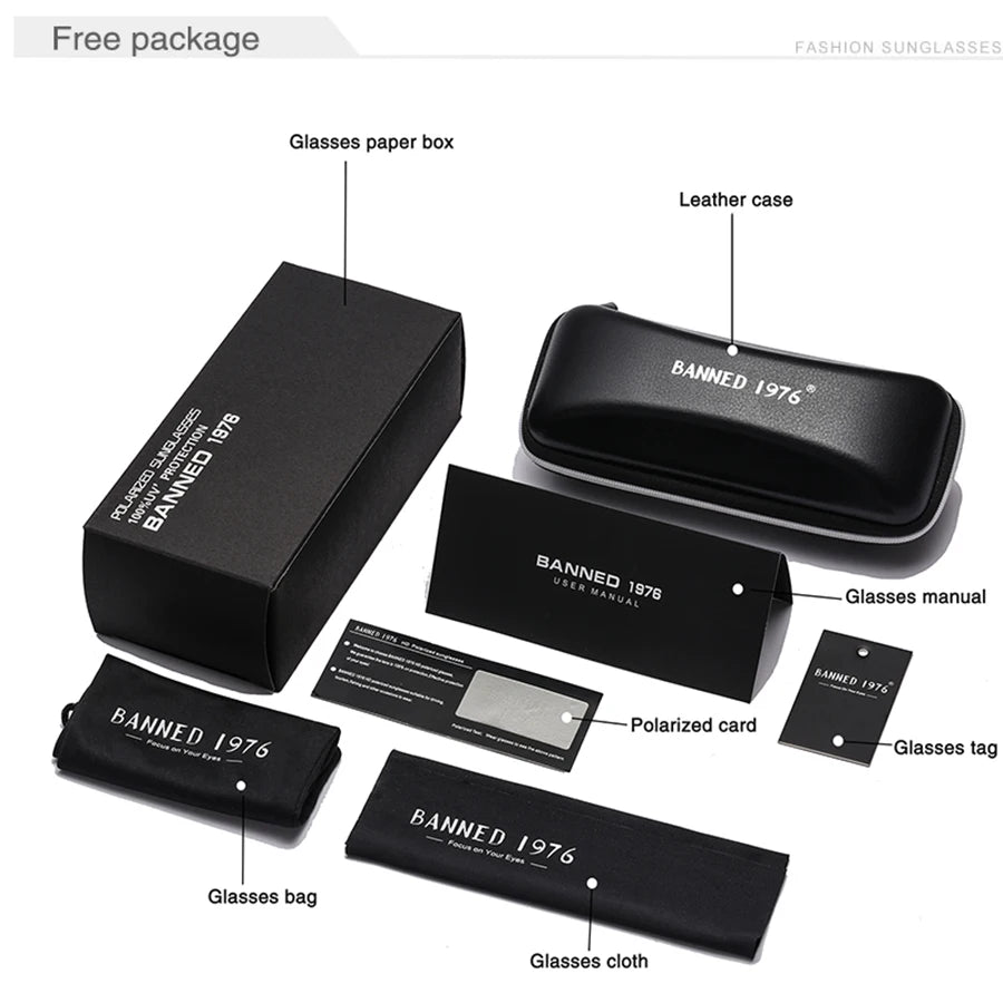 Jarno - HD Polarized Round Metal Sunglasses