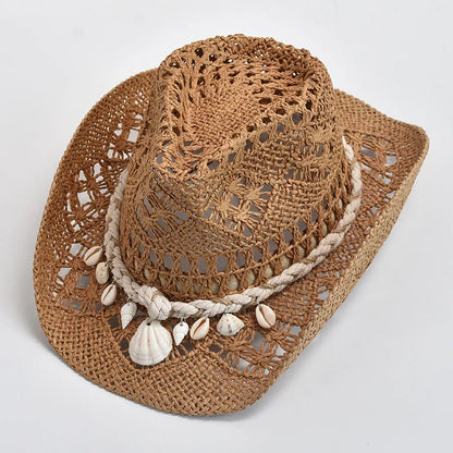 Coastal Seashell Strohhut
