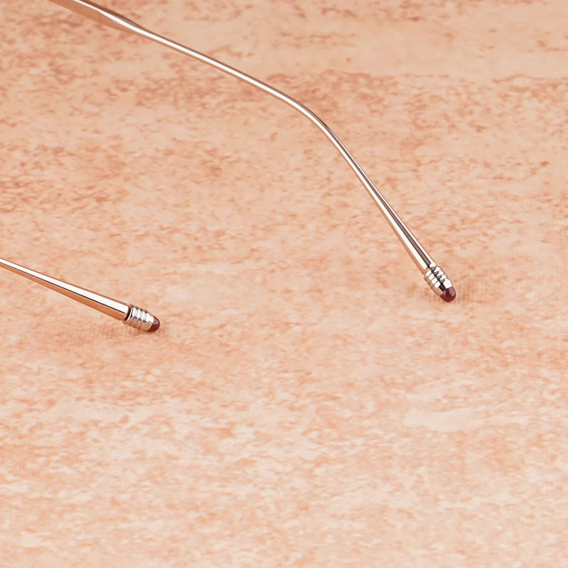 Timmy -  Rimless Alloy Retangle Sunglasses