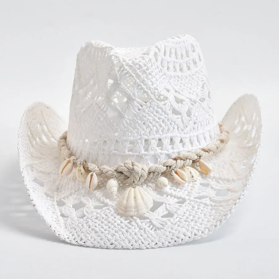 Coastal Seashell Strohhut
