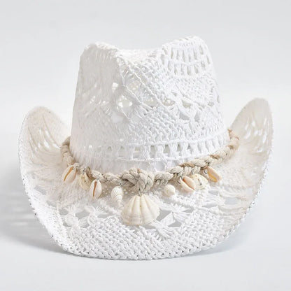 Coastal Seashell Strohhut