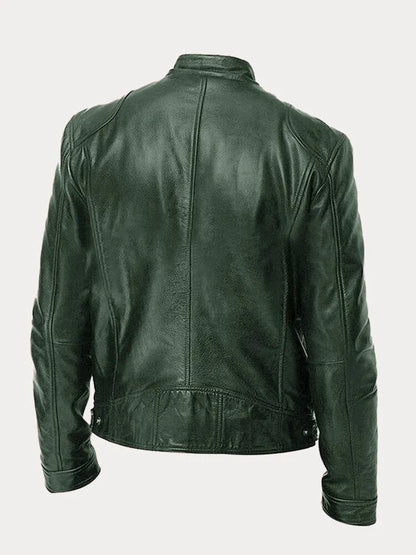 Simon - Lässige Lederjacke Zeitloses Design und Komfort