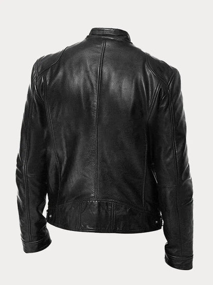 Simon - Lässige Lederjacke Zeitloses Design und Komfort