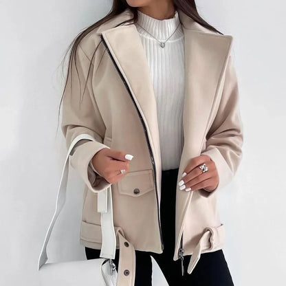 Pina - Loser Mantel Jacke Wolle