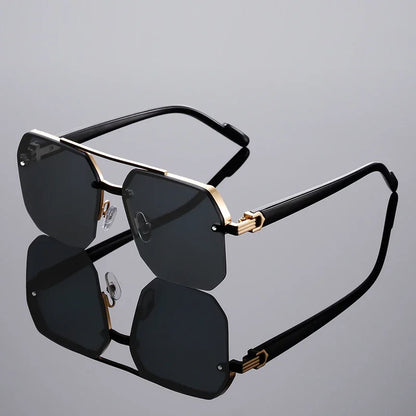 Jason – Übergroße halbrandlose Sonnenbrille