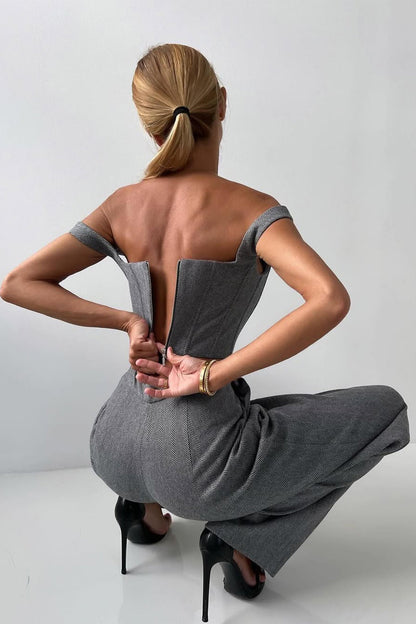 Nora - Dreiteiliges Set mit doppelreihigem Blazer