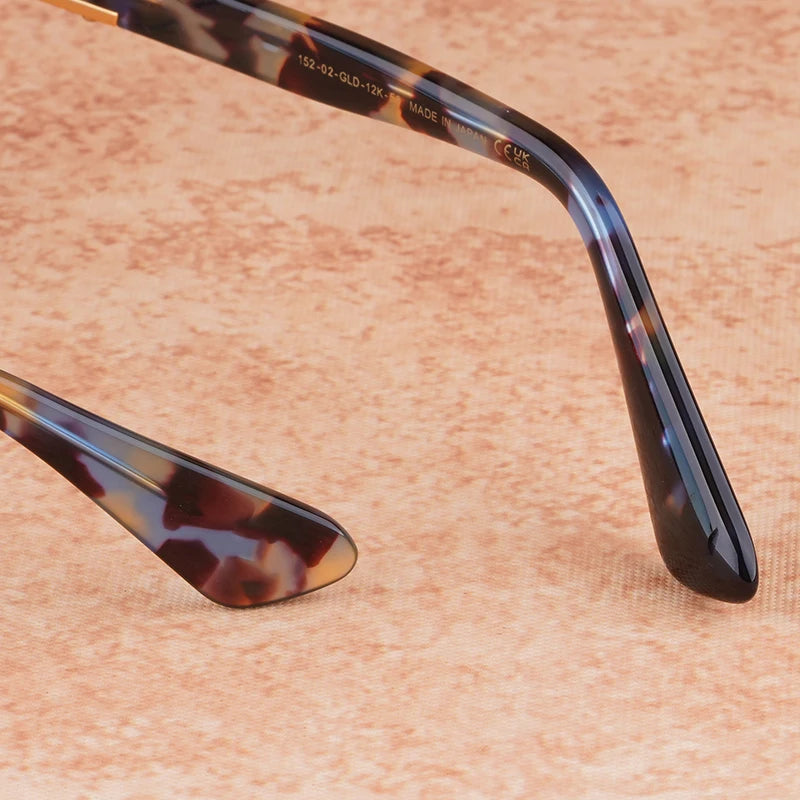 Joran - Rimless Round Acetate Gradient Sunglasses