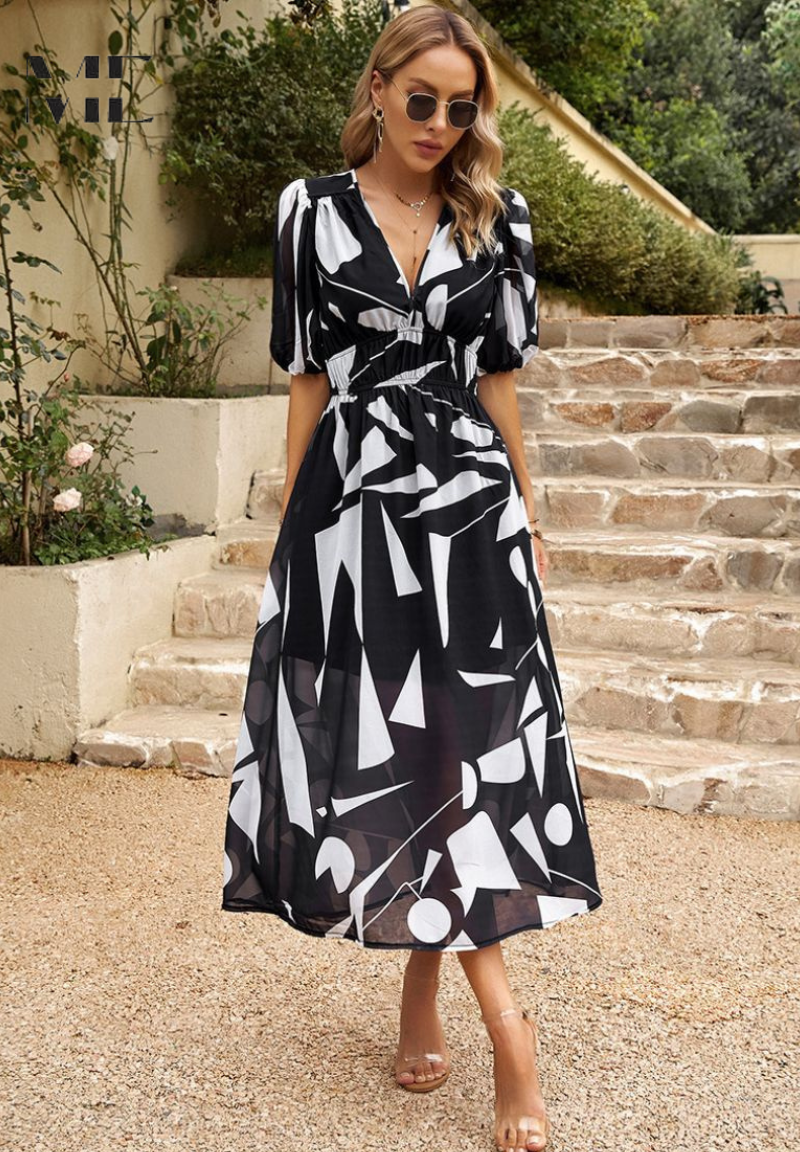 Danielle | Zeitloses Midikleid Luxe
