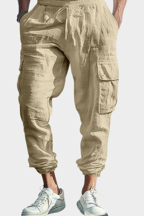 Dario - Cargo hose aus Leinen