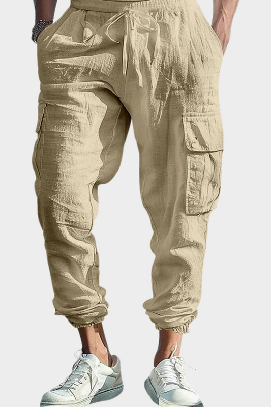 Dario - Cargo hose aus Leinen