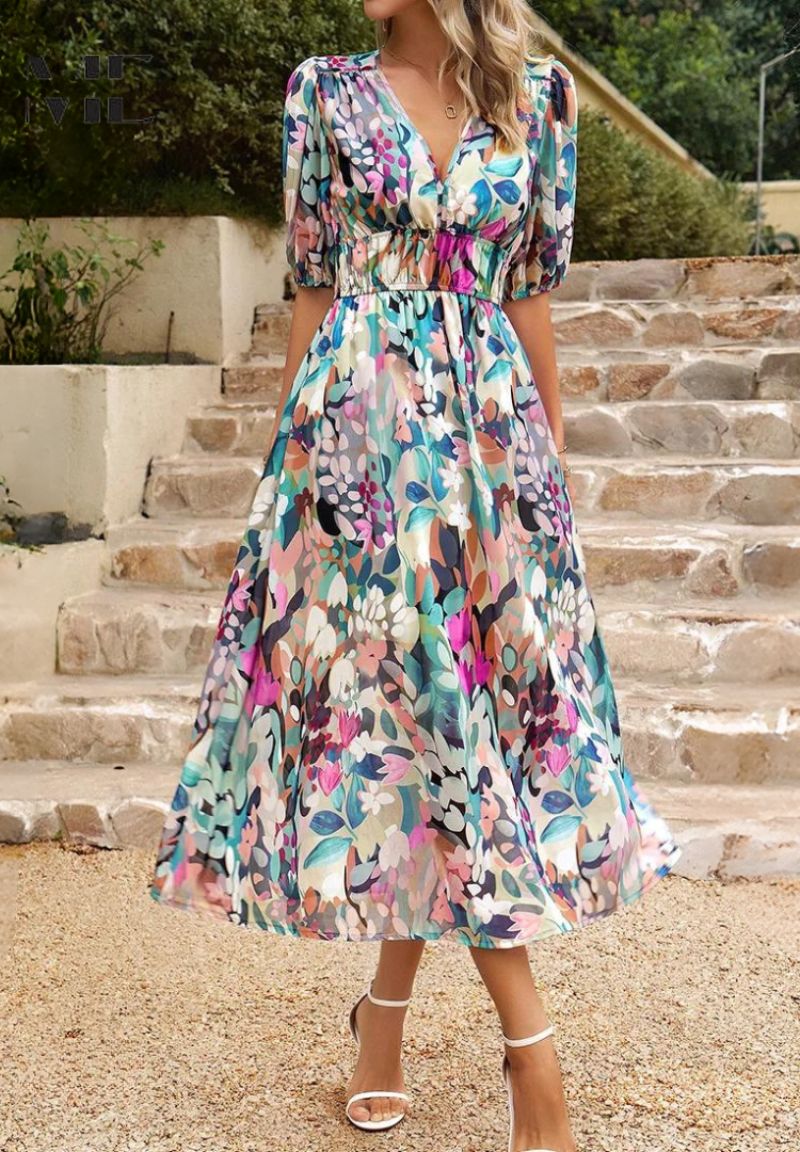 Danielle | Zeitloses Midikleid Luxe