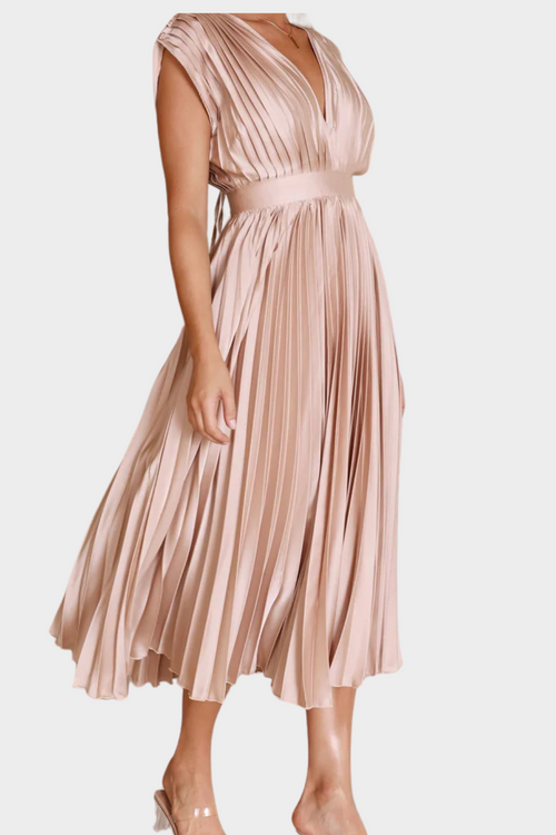 Alexis - Elegantes Plisseekleid
