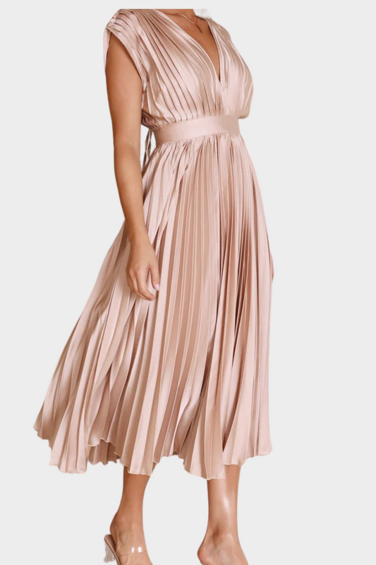 Alexis - Elegantes Plisseekleid
