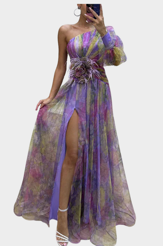 Cecelia - Kleid mit einem Ärmel
