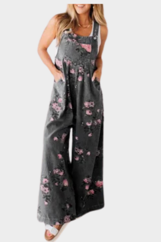 Femke - Baumwoll-Overalls Flora