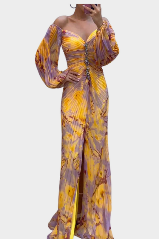 Gisselle - Kleid mit V-Ausschnitt
