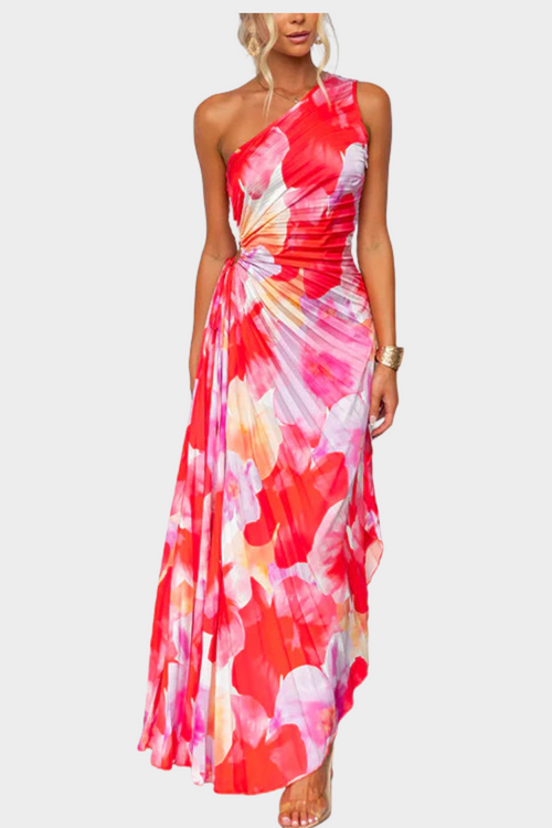Kacie - Plissiertes Sommerkleid