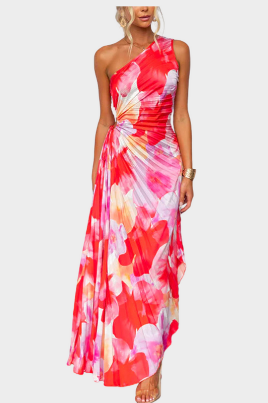 Kacie - Plissiertes Sommerkleid