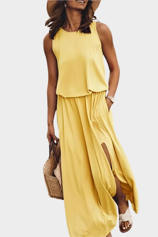 Mila - Ärmelloses maxikleid