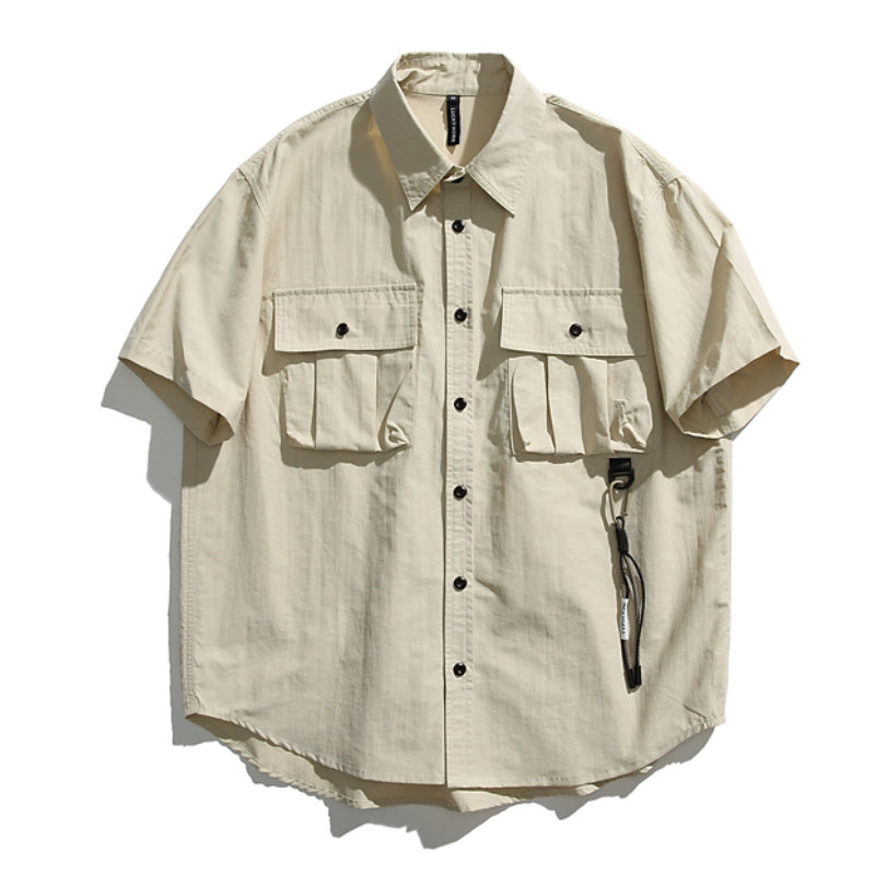 Retro Japanisch Locker Lässig Kurzärmliges Shirt