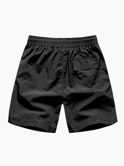 Hemd mit Palmenprint und Knöpfen & Badeshorts