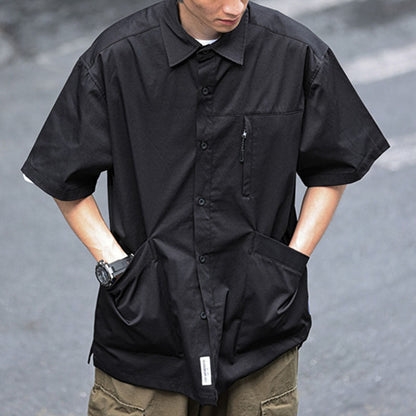 Sommer-Retro-Shirt mit kurzen Ärmeln