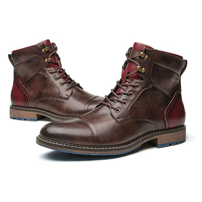 Daniel - Oxford-Stiefel aus Leder