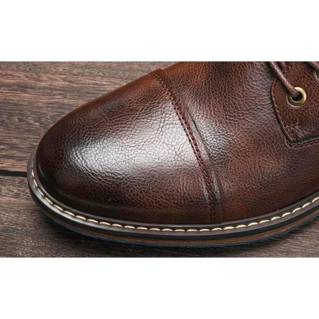Daniel - Oxford-Stiefel aus Leder