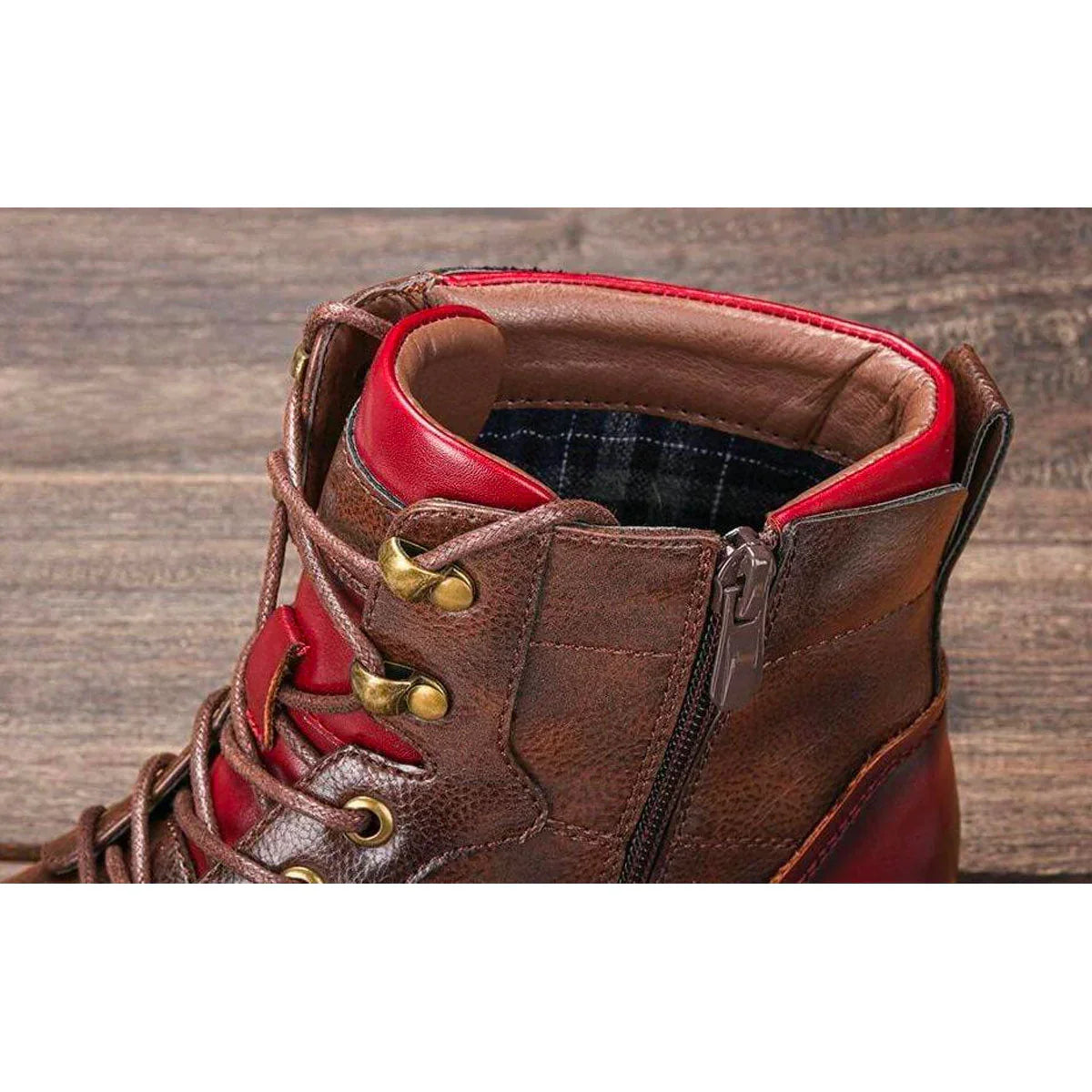 Daniel - Oxford-Stiefel aus Leder