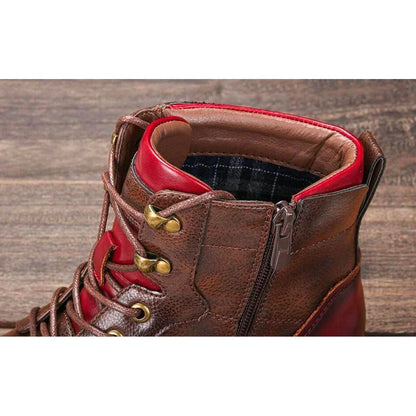 Daniel - Oxford-Stiefel aus Leder