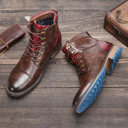 Daniel - Oxford-Stiefel aus Leder