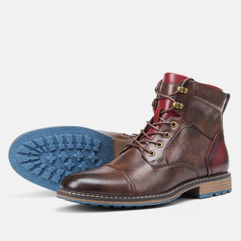 Daniel - Oxford-Stiefel aus Leder