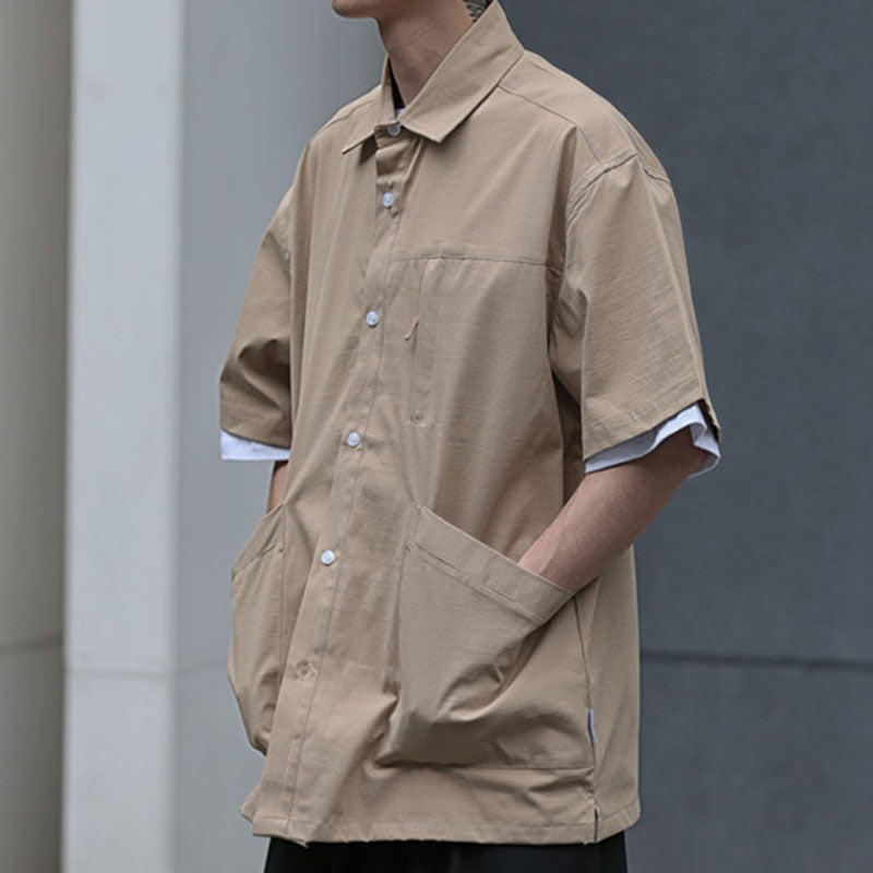 Sommer-Retro-Shirt mit kurzen Ärmeln